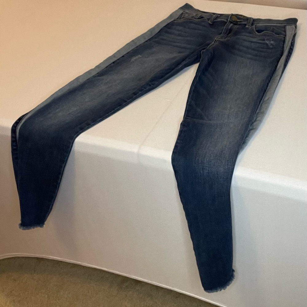 Harper Dark Blue Denim Pants - Picture 3 of 3